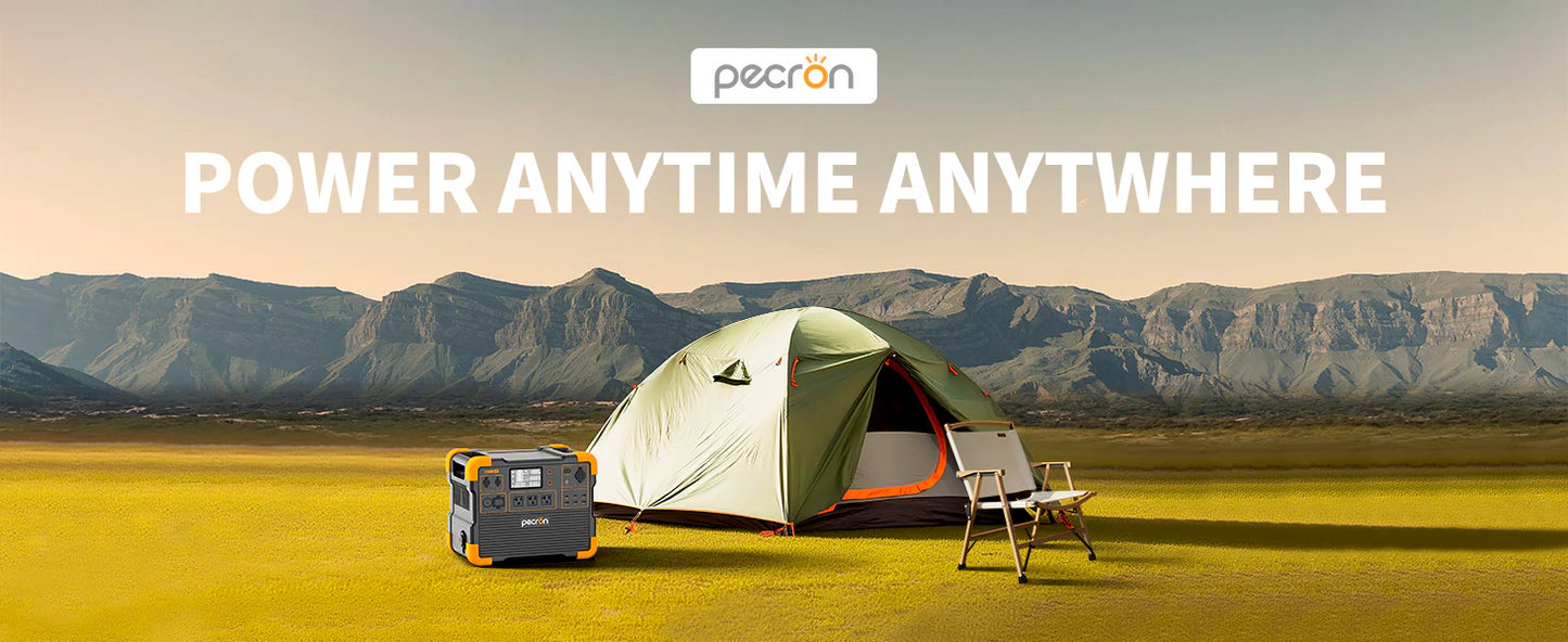 PECRON E3600LFP Expandable Portable Power Station 3600W 3072Wh