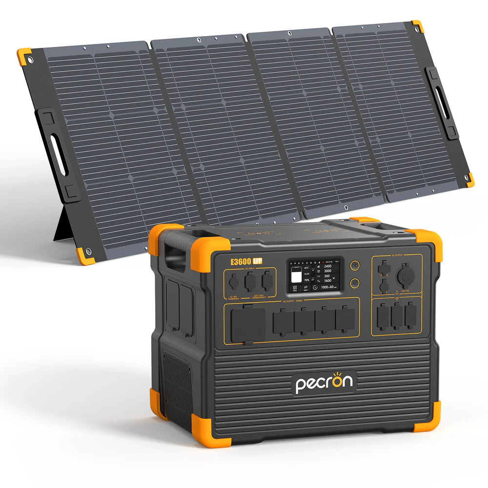 PECRON E3600LFP Expandable Portable Power Station 3600W 3072Wh