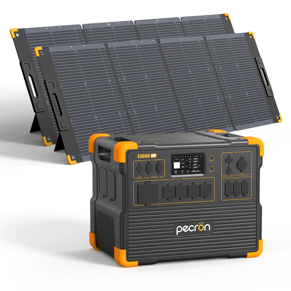 PECRON E3600LFP Expandable Portable Power Station 3600W 3072Wh