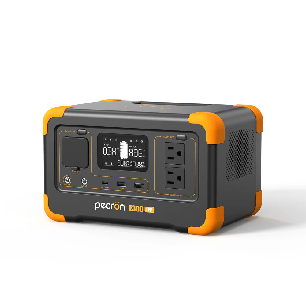 PECRON E300LFP Portable Power Station 600W 288Wh