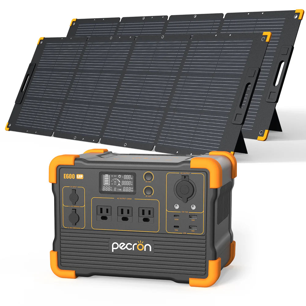 PECRON E600LFP Portable Power Station 1200W 614Wh LiFePo4