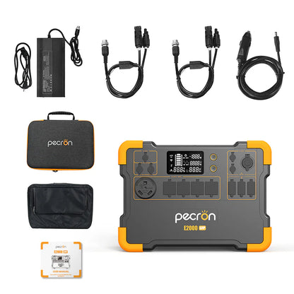 PECRON E2000LFP Expandable Portable Power Station 2000W 1920Wh